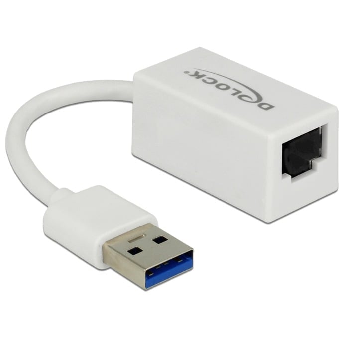 Delock USB 3.2 Gen 1 Adapter, USB-A Stecker > RJ-45 Buchse | 04043619659050 Delock USB 3.2 Gen 1 Adapter, USB-A Stecker > RJ-45 Buchse | 04043619659050