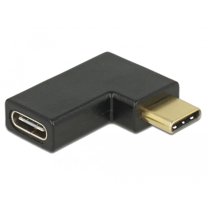 USB 3.2 Gen 2 Adapter, USB-C Stecker > USB-C Buchse 90°