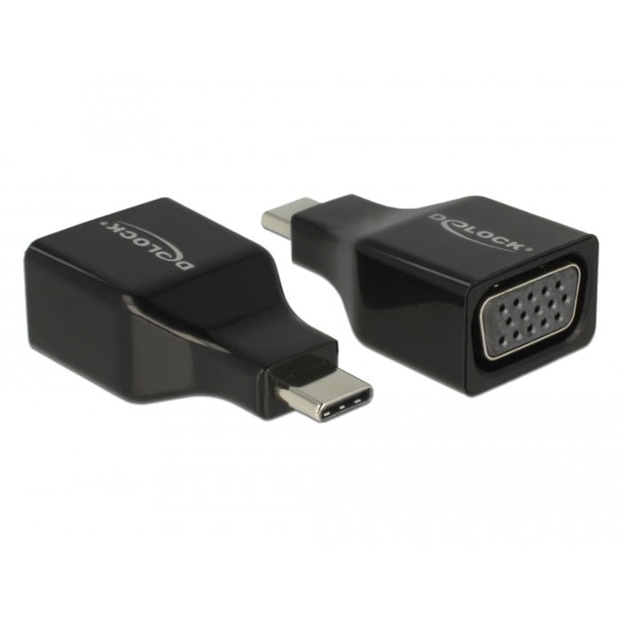Delock USB Adapter, USB-C Stecker > VGA Buchse | 04043619639335 Delock USB Adapter, USB-C Stecker > VGA Buchse | 04043619639335