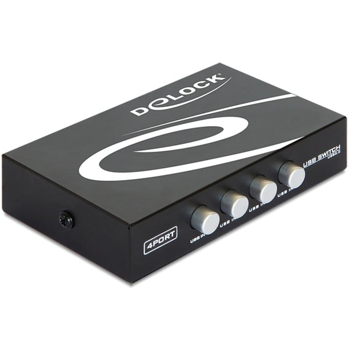 Umschalter USB 2.0 4 Port manuell, USB-Switch