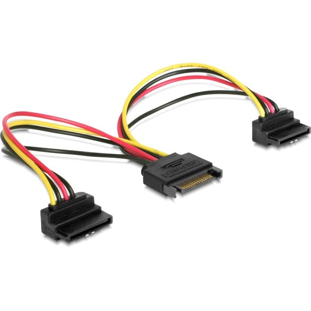 Y-Kabel Power SATA 15 Pin > 2 x SATA HDD