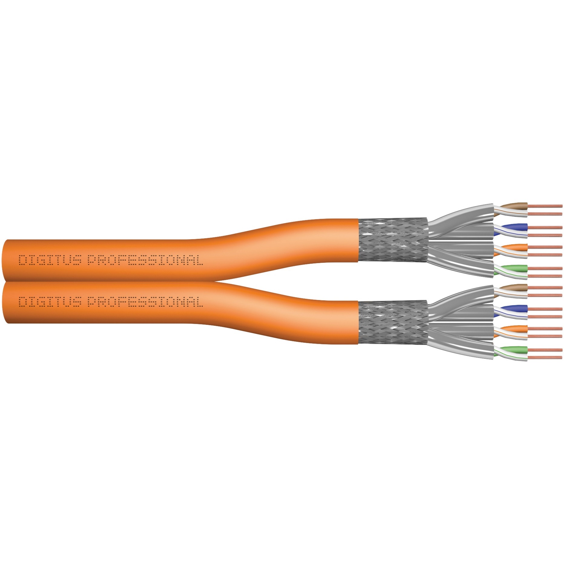 Professional Cat7 S/FTP Verlegekabel duplex, Dca