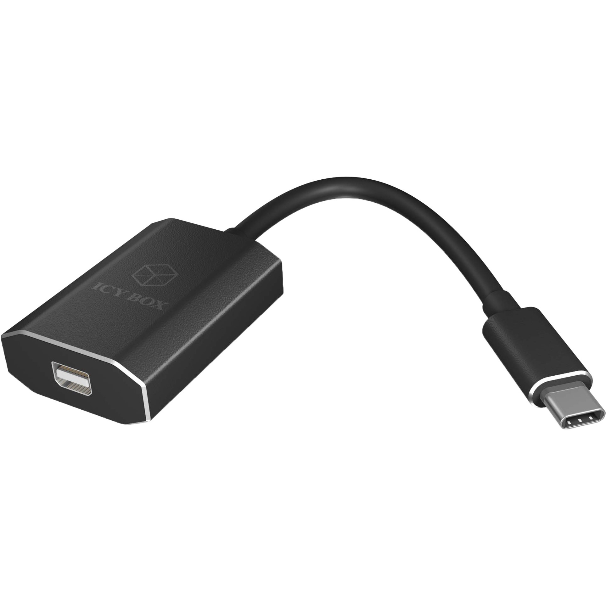 Icy Box USB Adapter IB-AD550-C, USB-C Stecker > Mini DisplayPort Buchse | 04250078165576 Icy Box USB Adapter IB-AD550-C, USB-C Stecker > Mini DisplayPort Buchse | 04250078165576