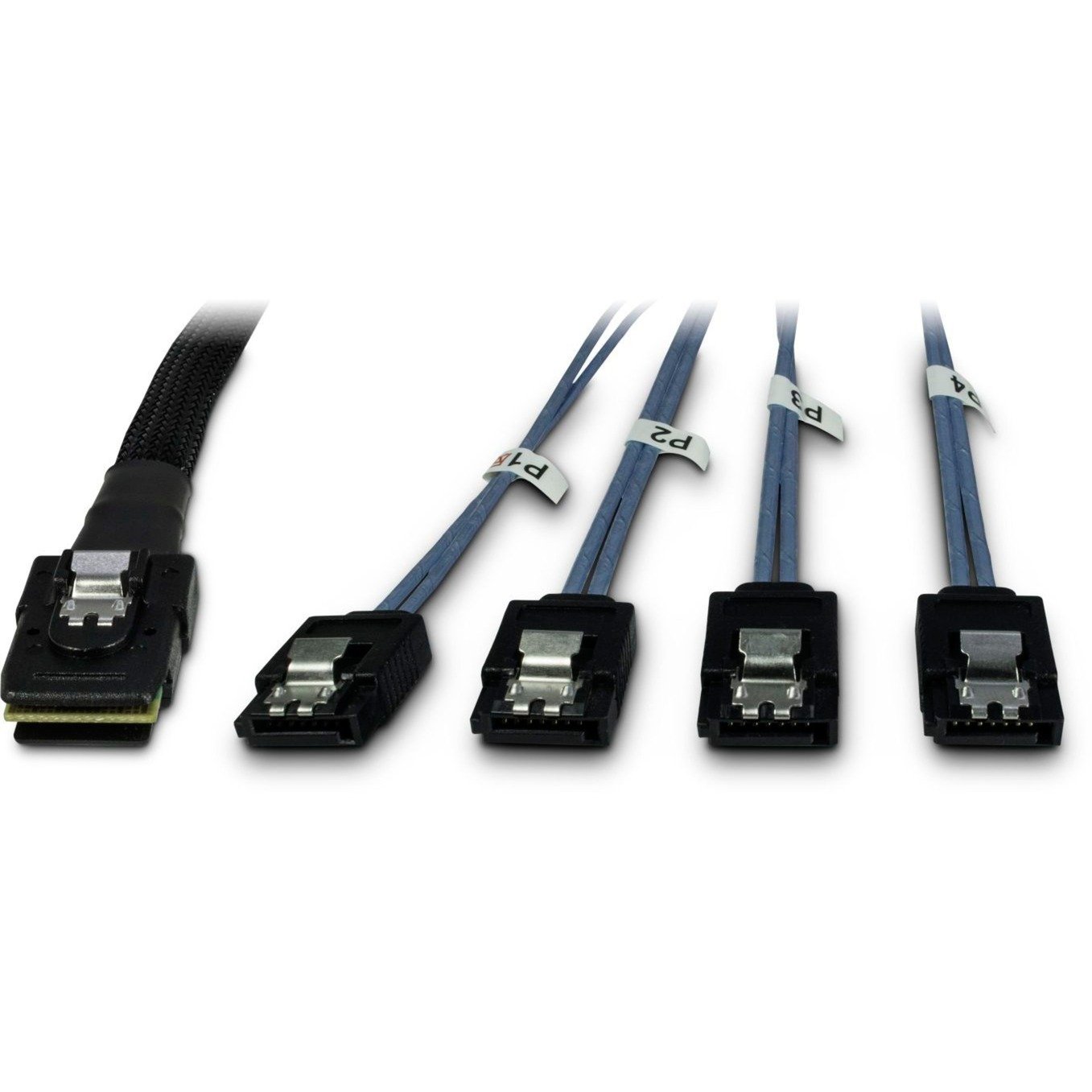 Inter-Tech Kabel SFF-8087 > 4x S-ATA gekreuzt | 04260133125605