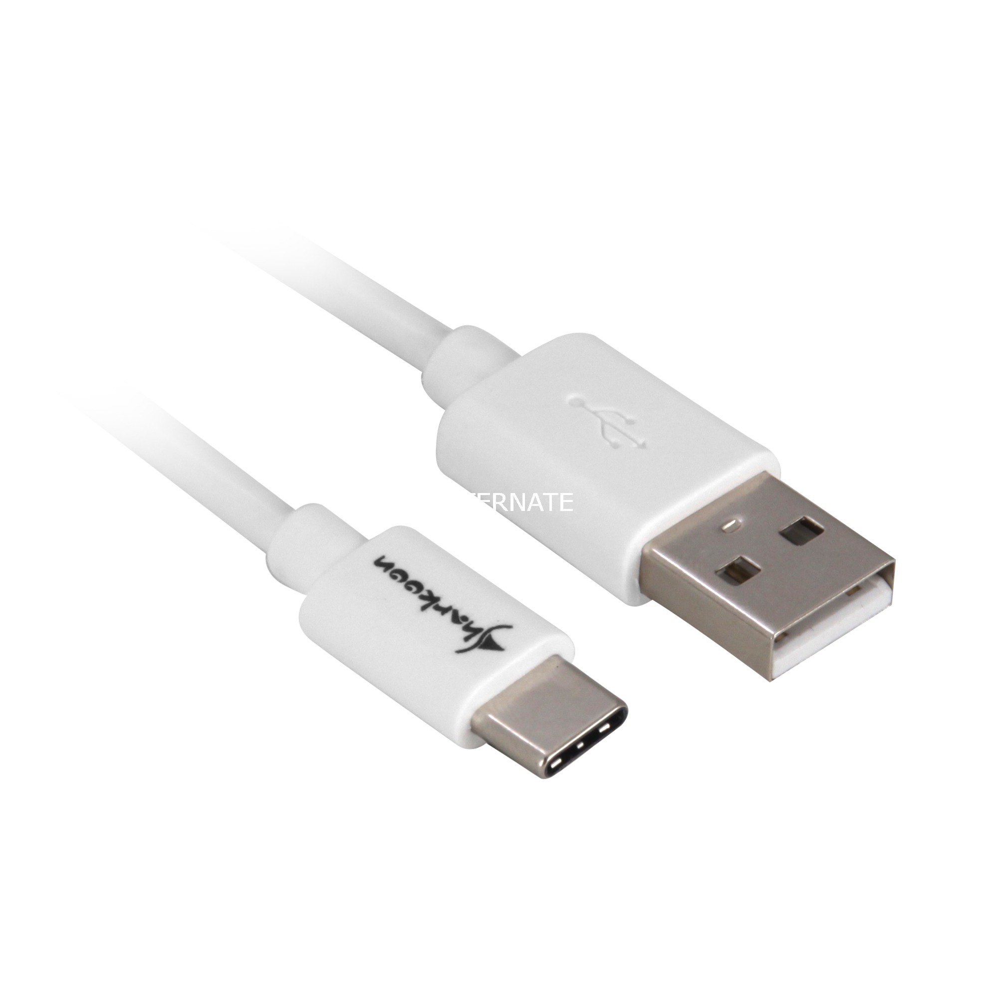 Sharkoon USB 2.0 Kabel, USB-A Stecker > USB-C Stecker | 04044951021680