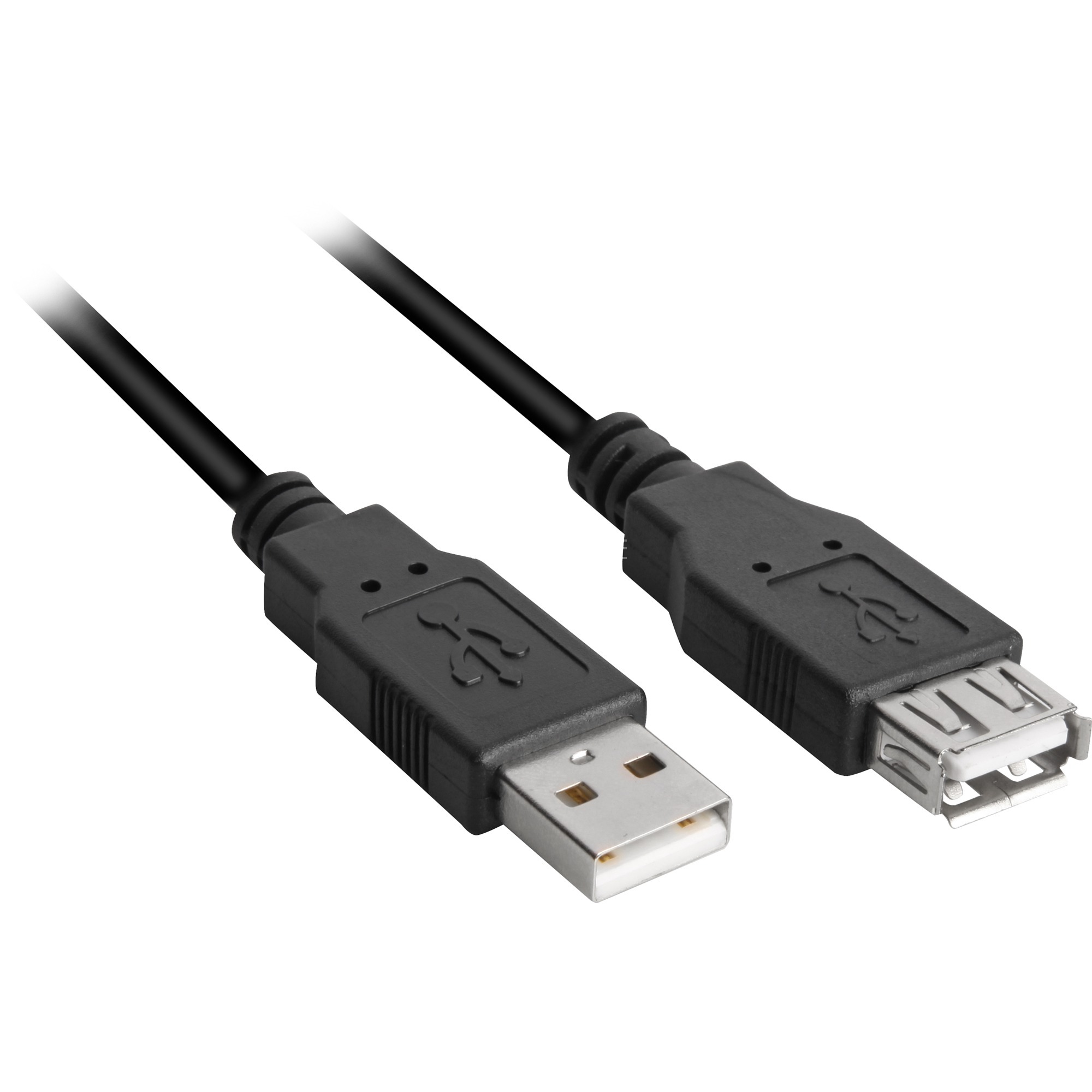 USB 2.0 Verlängerungskabel, USB-A Stecker > USB-A Buchse