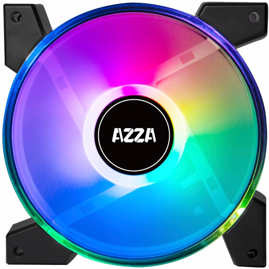 AZZA Hurricane II Digital RGB 120x120x25, Gehäuselüfter | 04719867049881 AZZA Hurricane II Digital RGB 120x120x25, Gehäuselüfter | 04719867049881