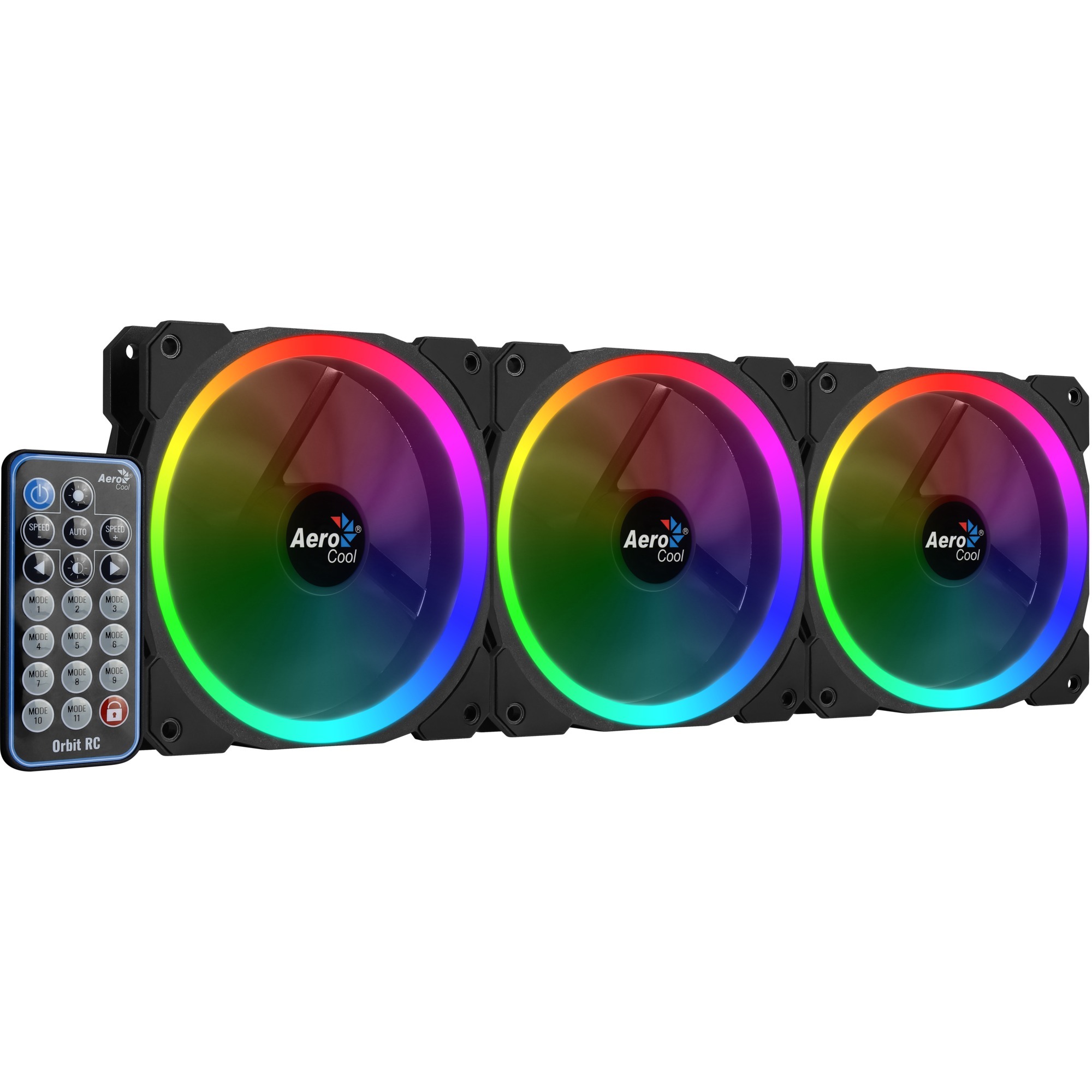 AeroCool Orbit RC 120x120x25, Gehäuselüfter | 04713105962963 AeroCool Orbit RC 120x120x25, Gehäuselüfter | 04713105962963