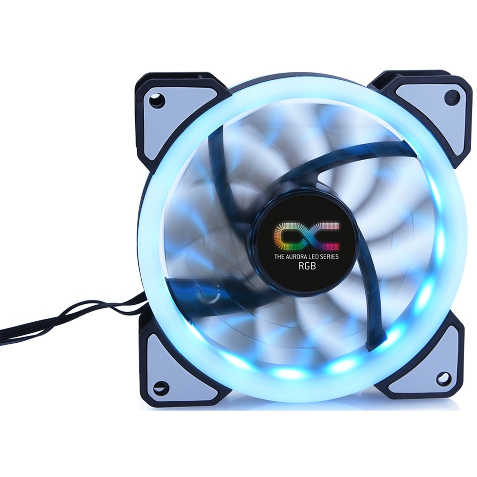 Alphacool Eiszyklon Aurora LUX Digital RGB (120x120x25mm), Gehäuselüfter | 04250197248051 Alphacool Eiszyklon Aurora LUX Digital RGB (120x120x25mm), Gehäuselüfter | 04250197248051