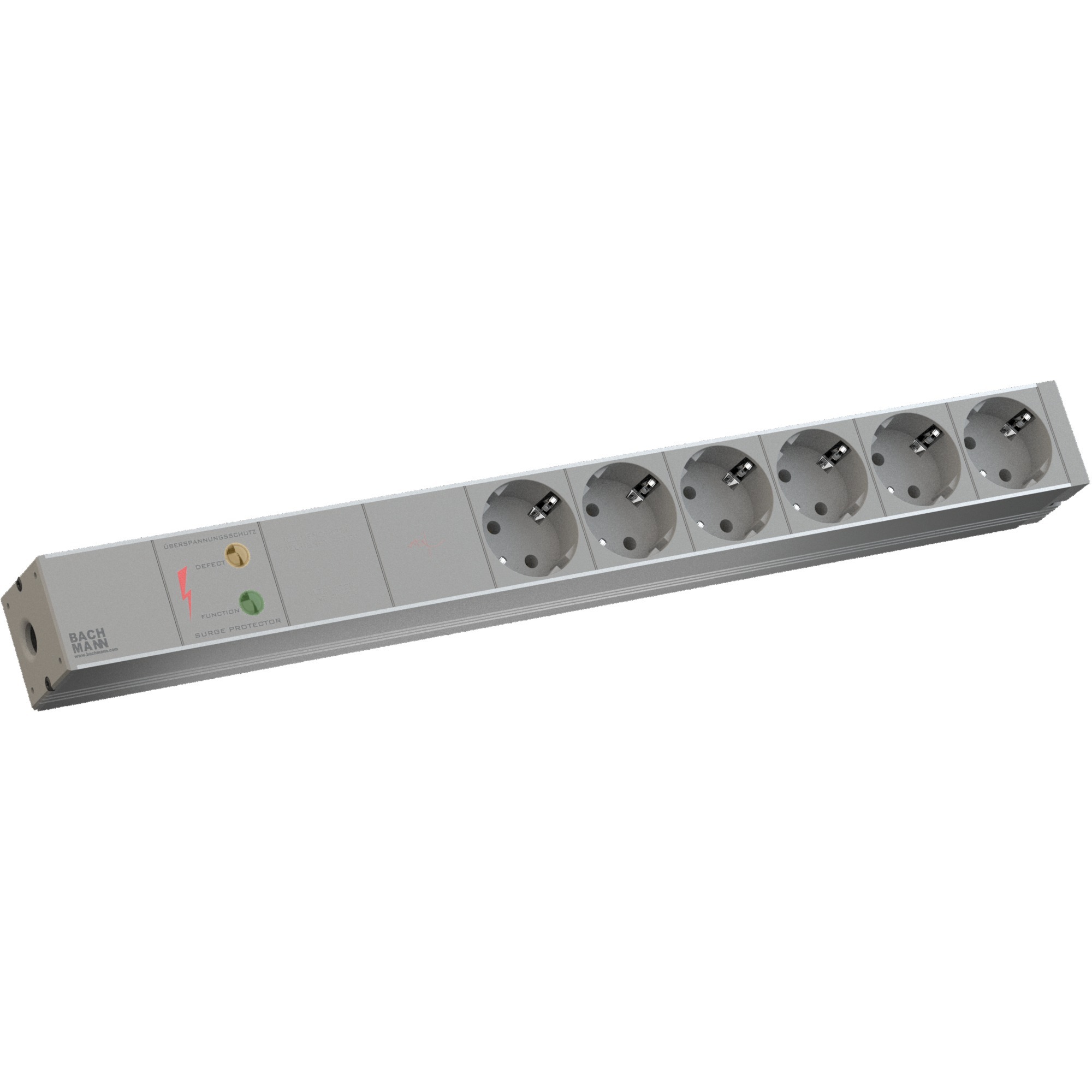 Bachmann 19″ IT PDU Basic 1 HE, 6-fach, Steckdosenleiste | 04016514014453 Bachmann 19″ IT PDU Basic 1 HE, 6-fach, Steckdosenleiste | 04016514014453