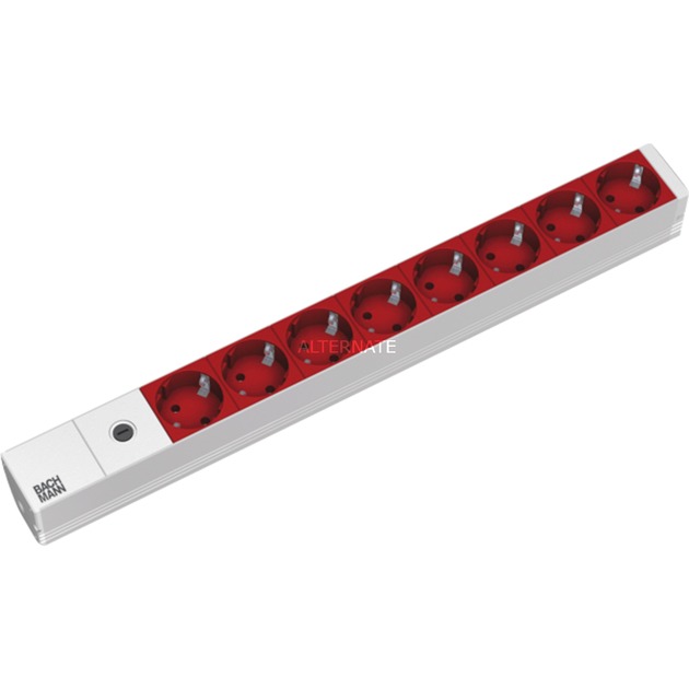 Bachmann 19″ IT PDU Steckdosenleiste Basic 8-fach, 1HE | 04016514014538 Bachmann 19″ IT PDU Steckdosenleiste Basic 8-fach, 1HE | 04016514014538