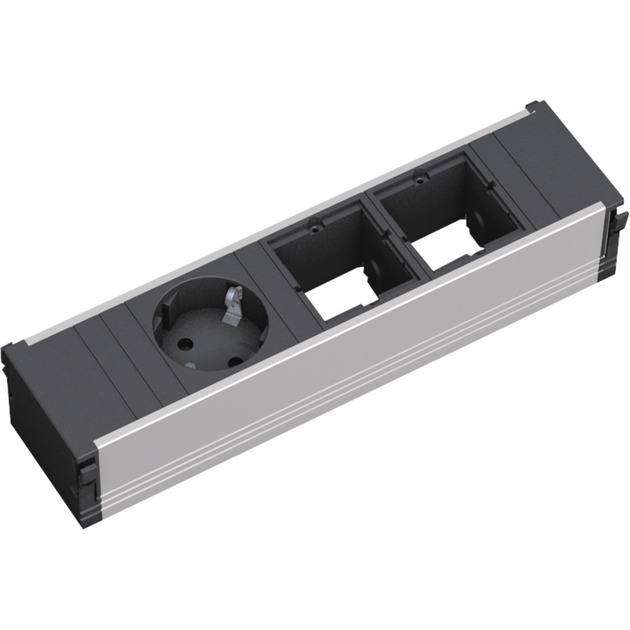 Bachmann CONI Modulträger 3-fach, 1x Strom, 2x Custom Module, Steckdosenleiste | 04016514030040 Bachmann CONI Modulträger 3-fach, 1x Strom, 2x Custom Module, Steckdosenleiste | 04016514030040