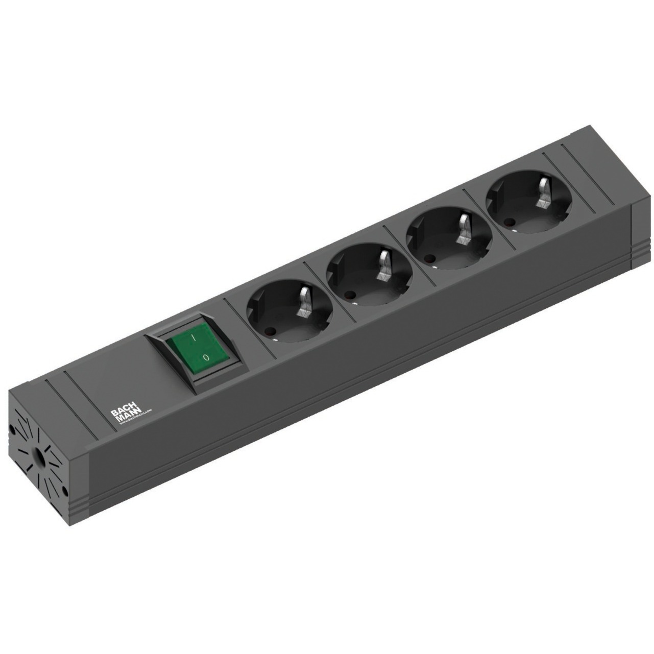 Bachmann CONNECT LINE 420.0012, 4-fach Steckdosenleiste | 04016514073030 Bachmann CONNECT LINE 420.0012, 4-fach Steckdosenleiste | 04016514073030