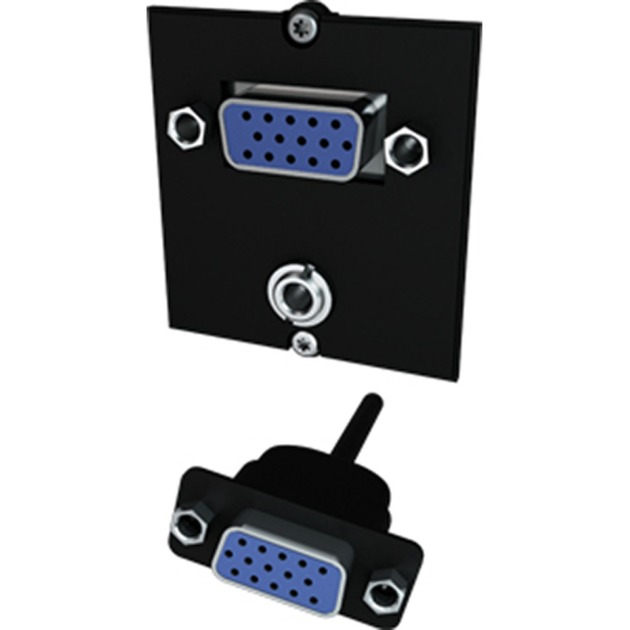 Bachmann Custom Modul 1x VGA + 1x Miniklinke, Adapter | 04016514039517 Bachmann Custom Modul 1x VGA + 1x Miniklinke, Adapter | 04016514039517