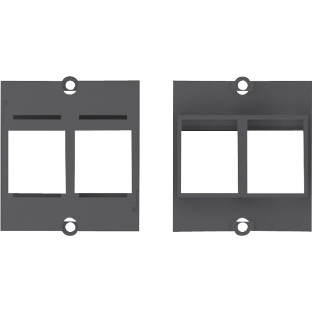 Bachmann Custom Modul Einbaurahmen 2x Keystone Aufnahme | 04016514030798 Bachmann Custom Modul Einbaurahmen 2x Keystone Aufnahme | 04016514030798