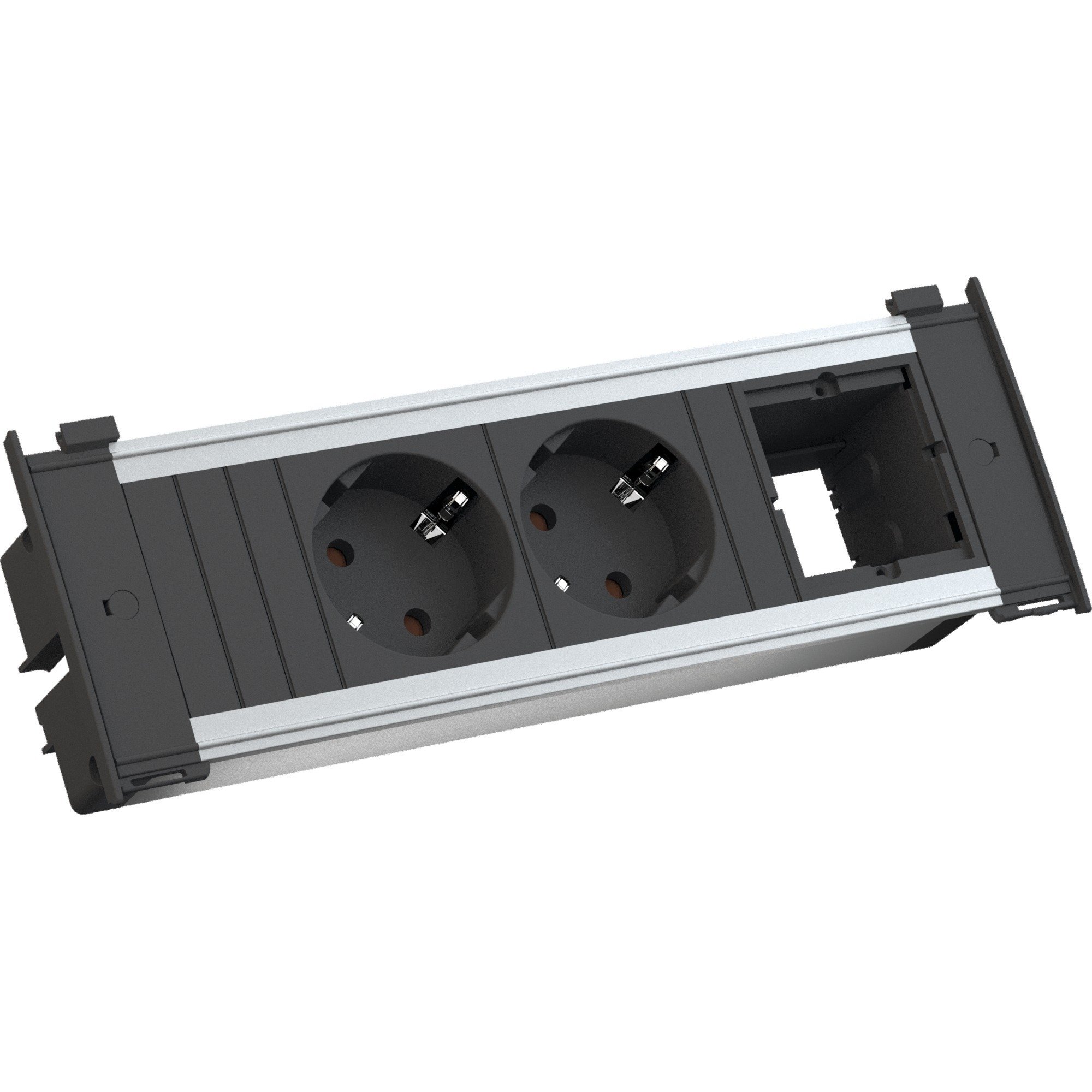 Bachmann KAPSA 927.052, 2x Schutzkontakt-Steckdose, 1x Custom-Modul | 04057298016530 Bachmann KAPSA 927.052, 2x Schutzkontakt-Steckdose, 1x Custom-Modul | 04057298016530