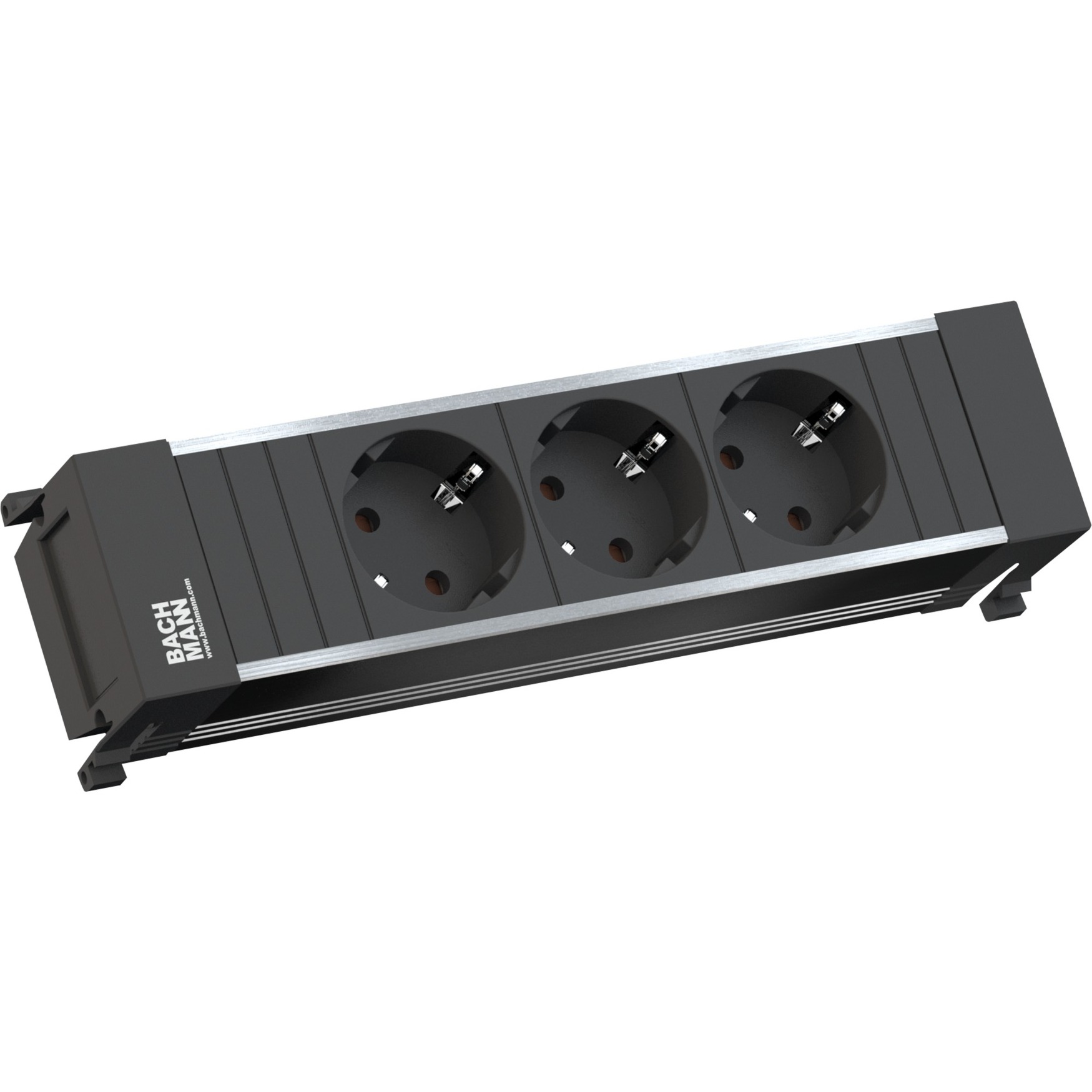 Bachmann POWER FRAME Modulträger 3-fach, 3x Strom, Steckdosenleiste | 04016514070831 Bachmann POWER FRAME Modulträger 3-fach, 3x Strom, Steckdosenleiste | 04016514070831