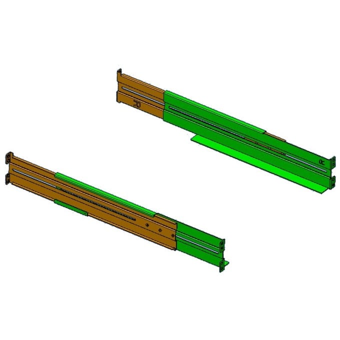 PowerWalker Rack Mount Kit - RK7 1U, Einbauschienen