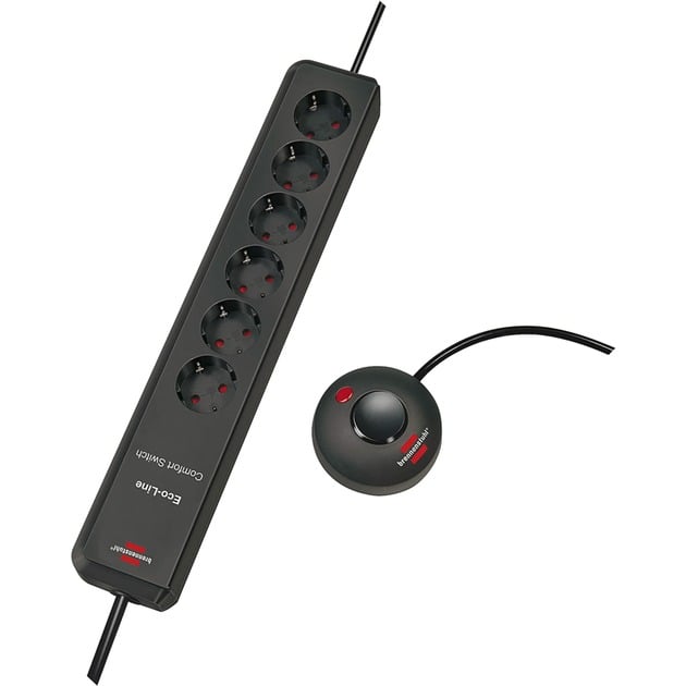 Brennenstuhl Eco-Line Comfort Switch Steckdosenleiste 6-fach | 04007123616329 Brennenstuhl Eco-Line Comfort Switch Steckdosenleiste 6-fach | 04007123616329