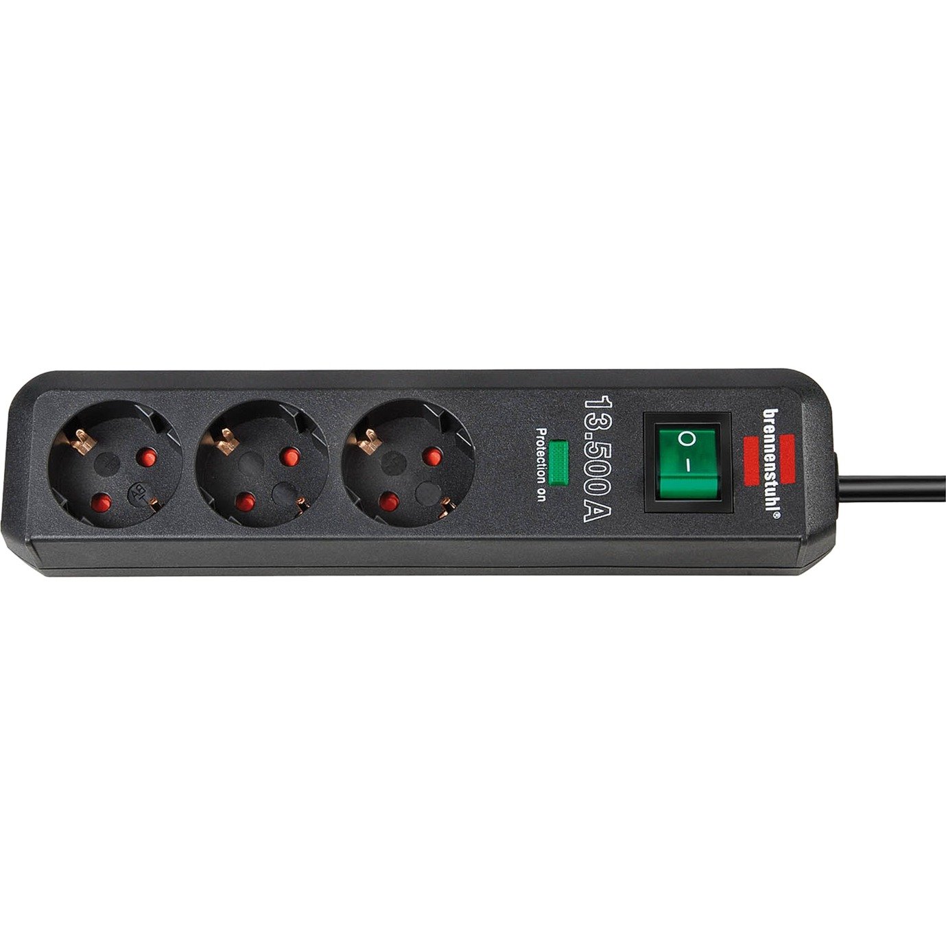 Brennenstuhl Eco-Line Steckdosenleiste 3-fach | 04007123612802 Brennenstuhl Eco-Line Steckdosenleiste 3-fach | 04007123612802