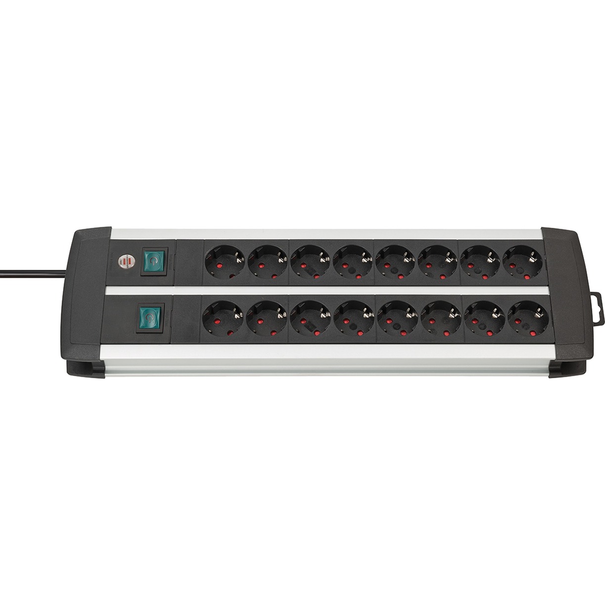 Brennenstuhl Premium-Alu-Line Steckdosenleiste 16-fach Duo | 04007123650446 Brennenstuhl Premium-Alu-Line Steckdosenleiste 16-fach Duo | 04007123650446