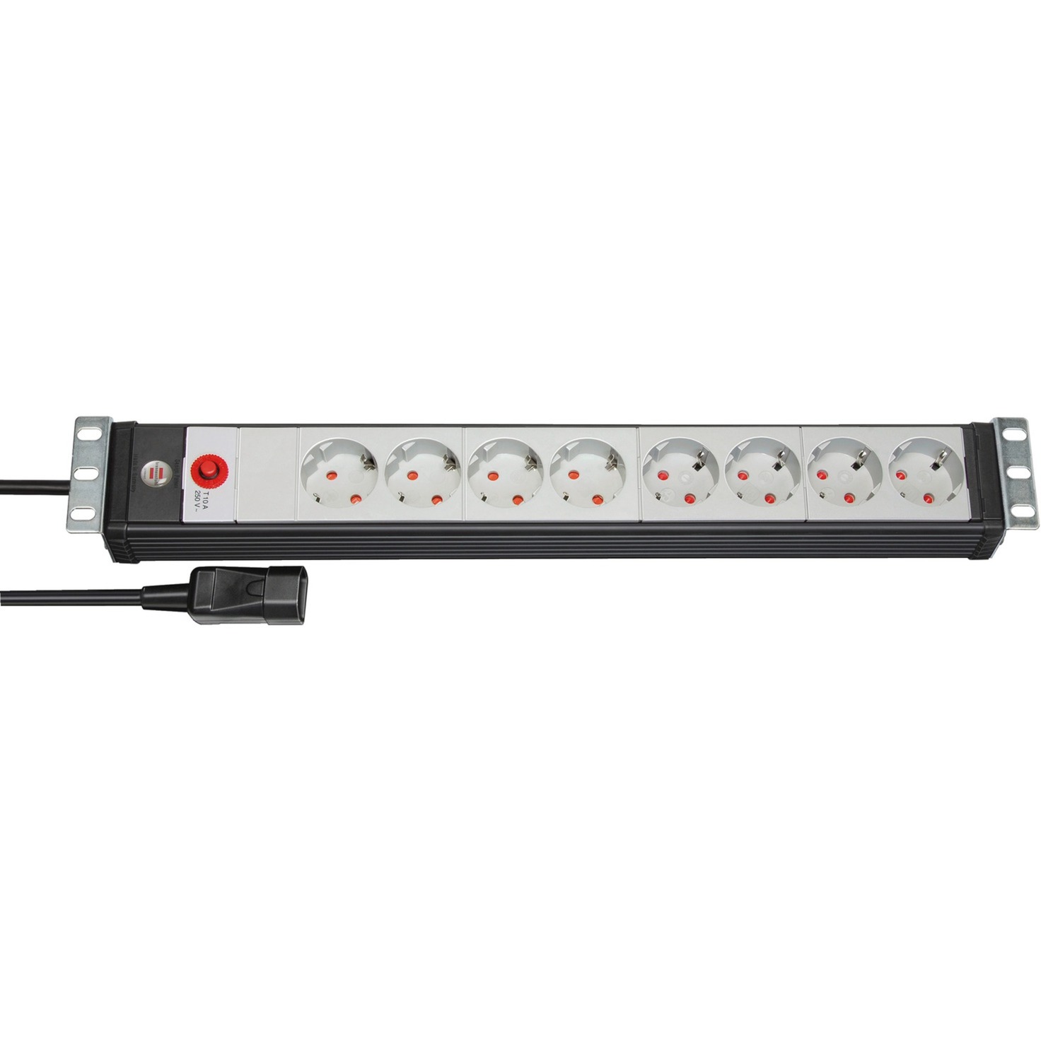 Brennenstuhl Premium-Line Steckdosenleiste 8-fach, 19″ Format | 04007123665372 Brennenstuhl Premium-Line Steckdosenleiste 8-fach, 19″ Format | 04007123665372