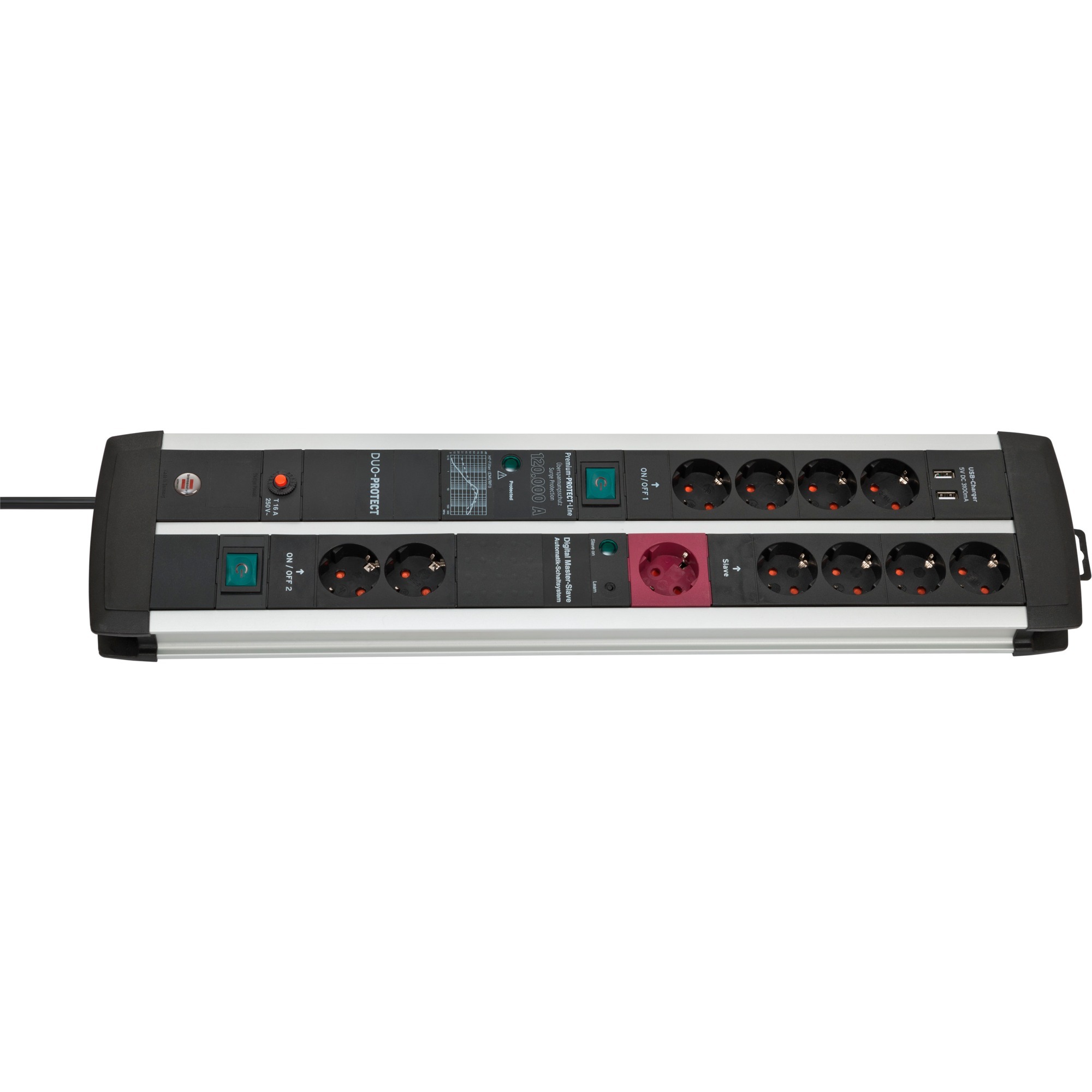Brennenstuhl Premium-Protect-Line Steckdosenleiste 11-fach Duo | 04007123663026 Brennenstuhl Premium-Protect-Line Steckdosenleiste 11-fach Duo | 04007123663026