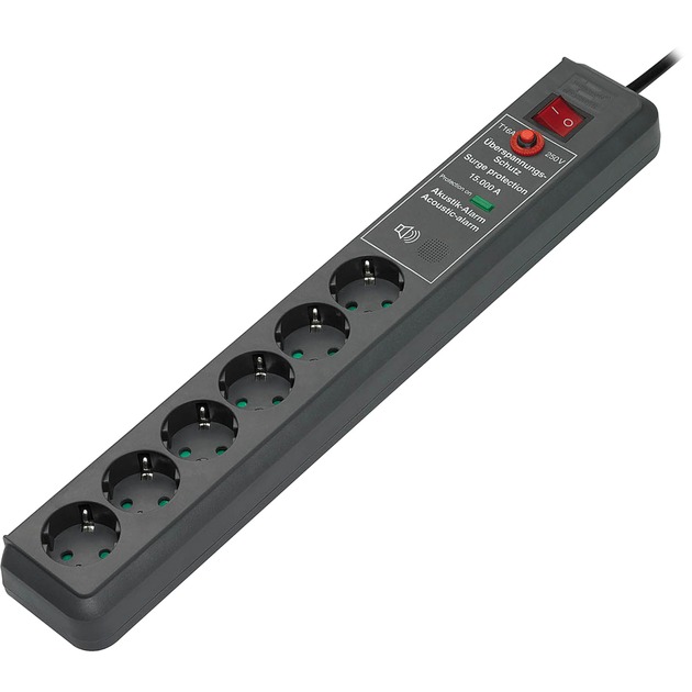 Brennenstuhl Secure-Tec Steckdosenleiste 6-fach | 04007123150496