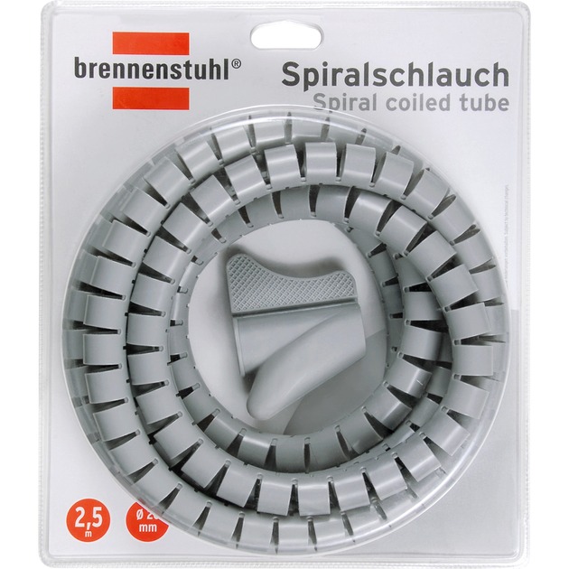 Brennenstuhl Spiralschlauch 2,5 Meter, Kabelschlauch | 04007123562381 Brennenstuhl Spiralschlauch 2,5 Meter, Kabelschlauch | 04007123562381