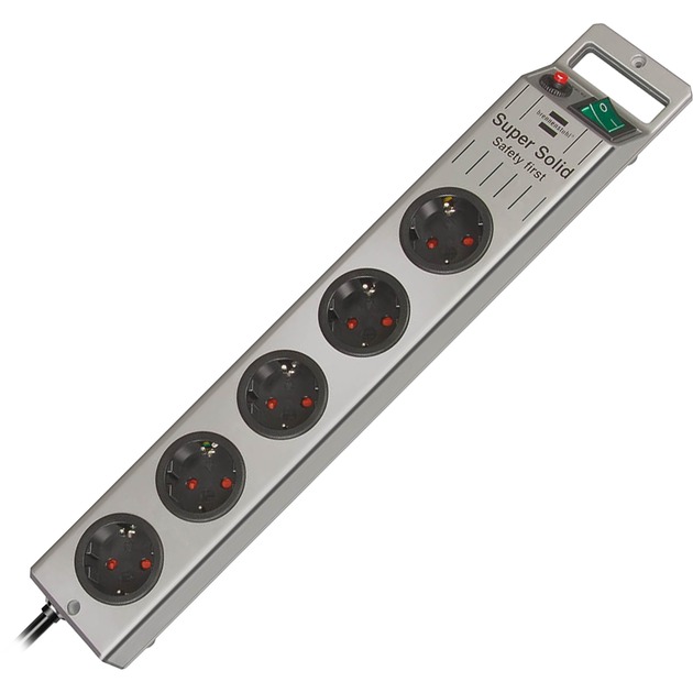 Brennenstuhl Super-Solid Steckdosenleiste 5-fach | 04007123174102 Brennenstuhl Super-Solid Steckdosenleiste 5-fach | 04007123174102