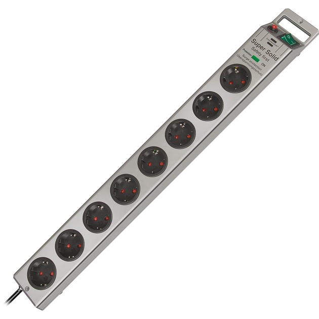 Brennenstuhl Super-Solid Steckdosenleiste 8-fach | 04007123174232 Brennenstuhl Super-Solid Steckdosenleiste 8-fach | 04007123174232
