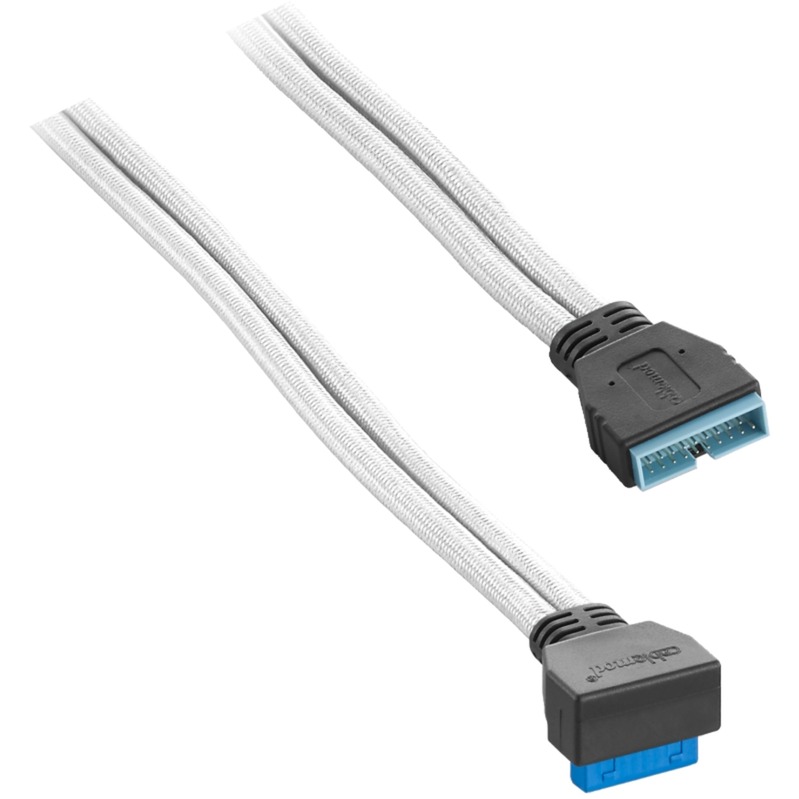 Cablemod ModFlex Right Angle Internal USB 3.0 Extension – White, Verlängerungskabel | 00716894288614 Cablemod ModFlex Right Angle Internal USB 3.0 Extension – White, Verlängerungskabel | 00716894288614