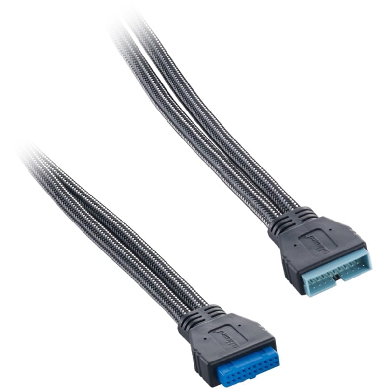 Cablemod ModMesh Internal USB 3.0 Extension – Carbon, Verlängerungskabel | 00716894288713 Cablemod ModMesh Internal USB 3.0 Extension – Carbon, Verlängerungskabel | 00716894288713