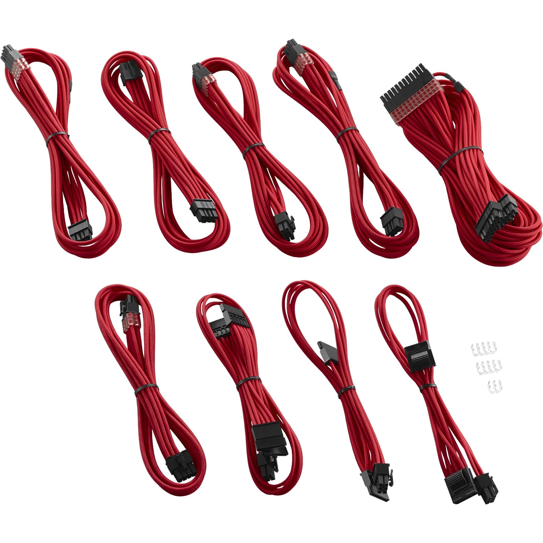 Cablemod PRO ModMesh C-Series AXi, Hxi, RM Cable Kit – RED, Kabelmanagement | 00716894289710