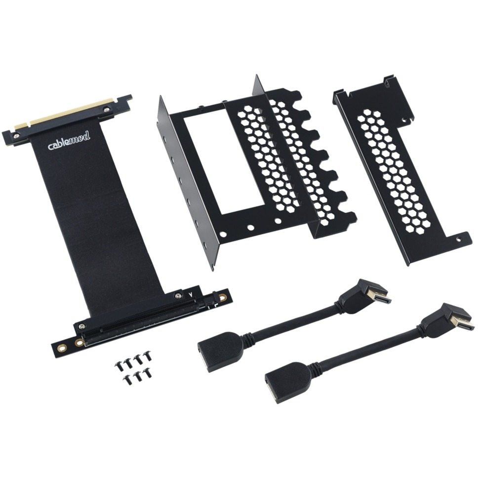Cablemod Vertical PCI-e Bracket, 2x DisplayPort, Einbau-Kit | 00716894290655
