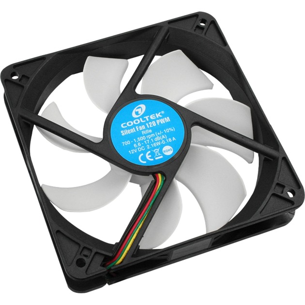 Cooltek CT-Silent Fan 120 PWM 120x120x25, Gehäuselüfter | 04250140324153 Cooltek CT-Silent Fan 120 PWM 120x120x25, Gehäuselüfter | 04250140324153