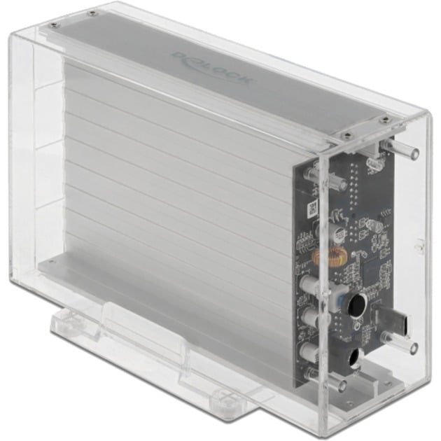 Externes Dual Gehäuse für 2 x 3.5" SATA HDD mit USB Type-C Buchse, Laufwerksgehäuse