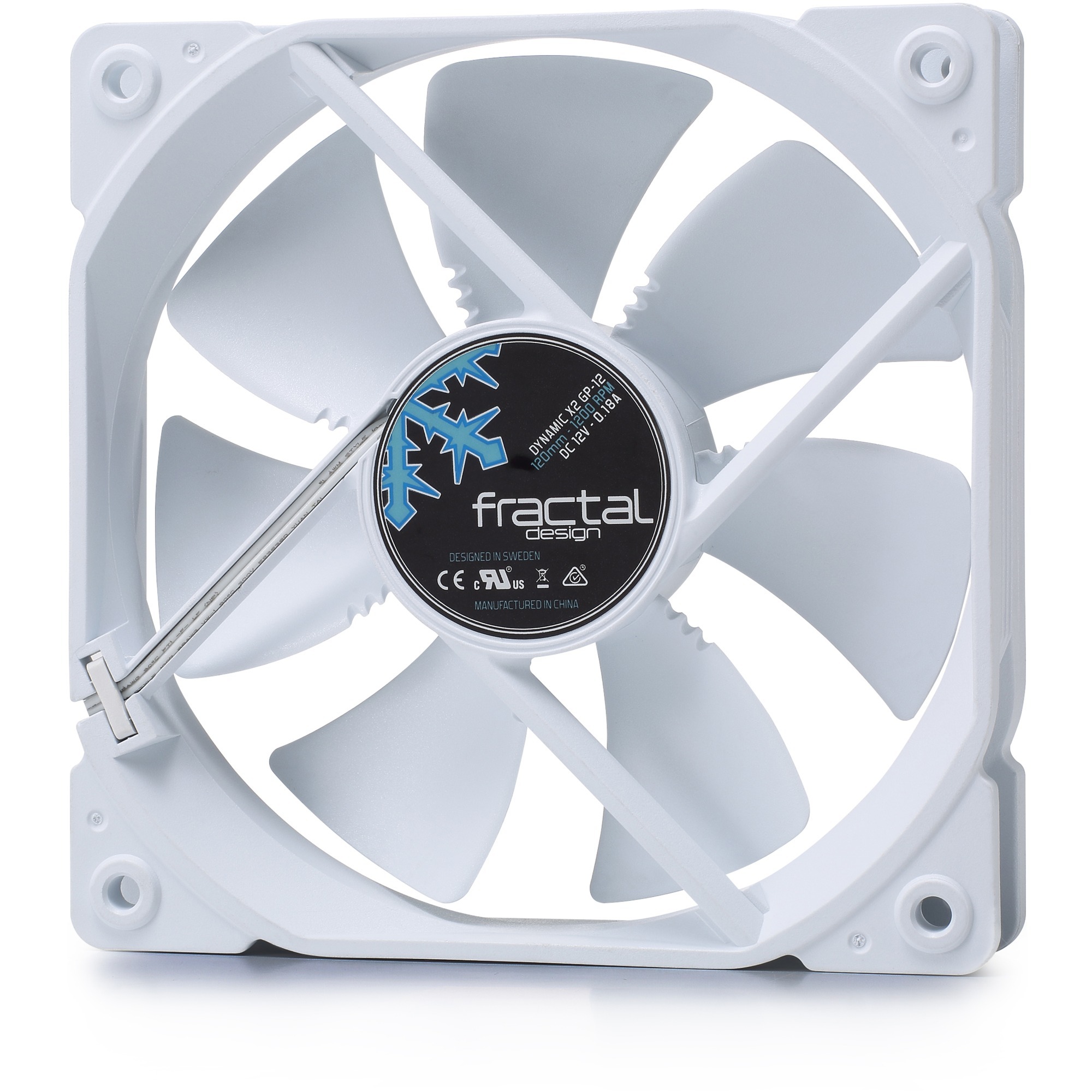 Fractal Design Dynamic X2 GP-12 Whiteout Edition, Gehäuselüfter | 07340172700142 Fractal Design Dynamic X2 GP-12 Whiteout Edition, Gehäuselüfter | 07340172700142