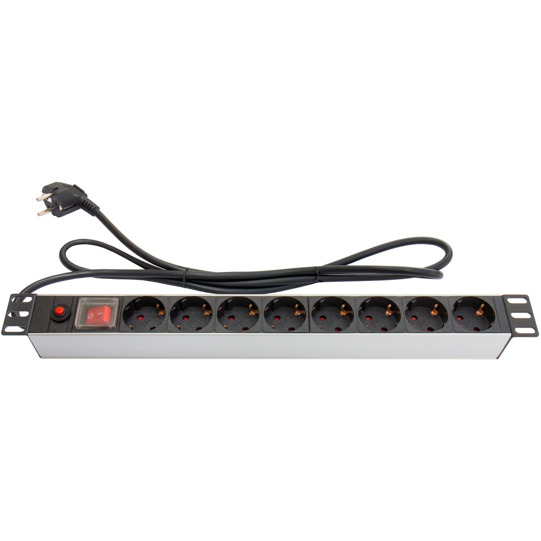 Good Connections 19″ 8-fach Steckdosenleiste | 04014619506736 Good Connections 19″ 8-fach Steckdosenleiste | 04014619506736