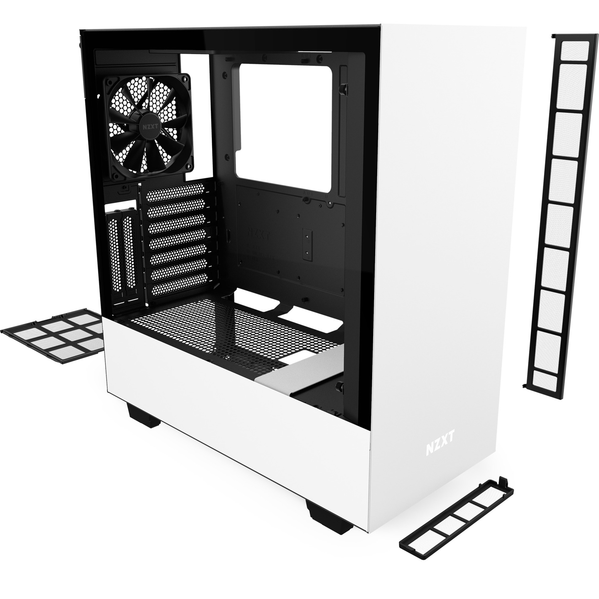Nzxt H510i Window White, Tower-Gehäuse | 05060301695027 Nzxt H510i Window White, Tower-Gehäuse | 05060301695027