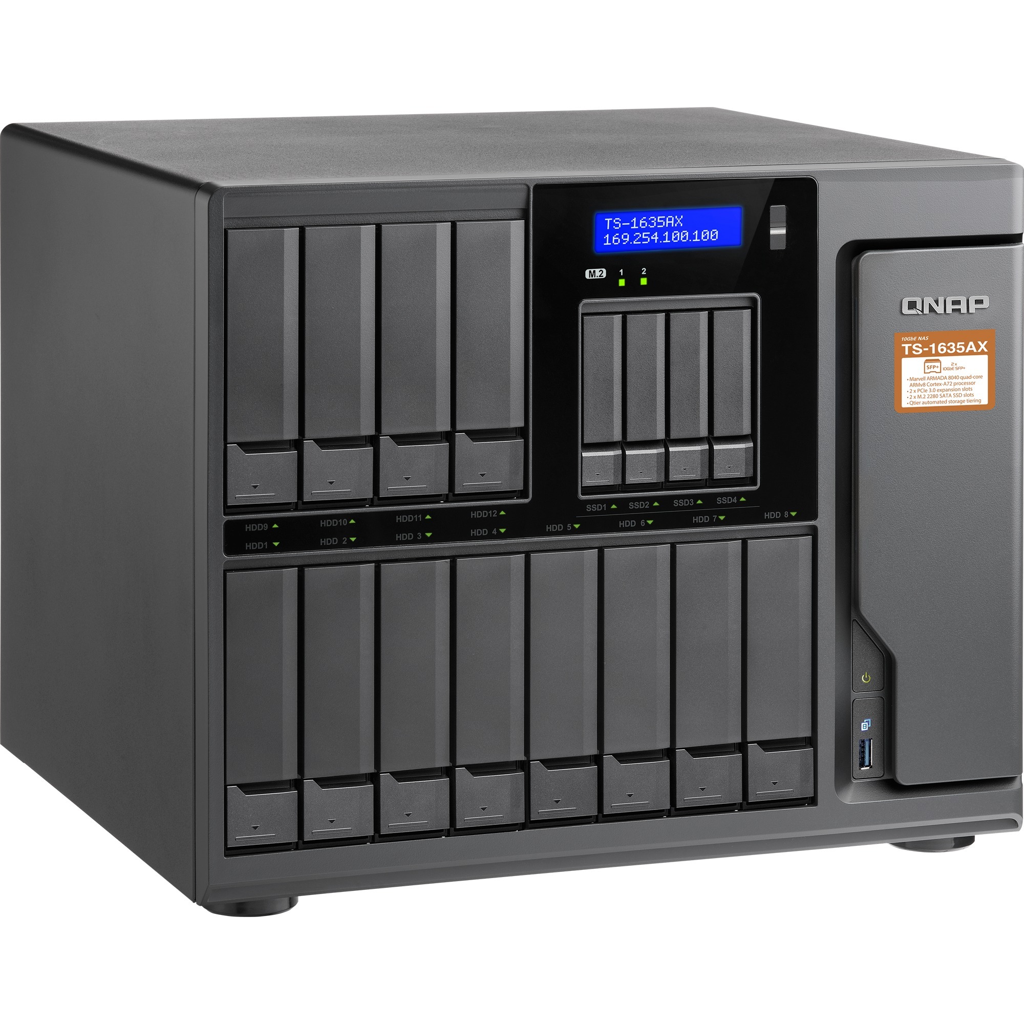 QNAP TS-1635AX-8G, NAS | 04713213513415 QNAP TS-1635AX-8G, NAS | 04713213513415