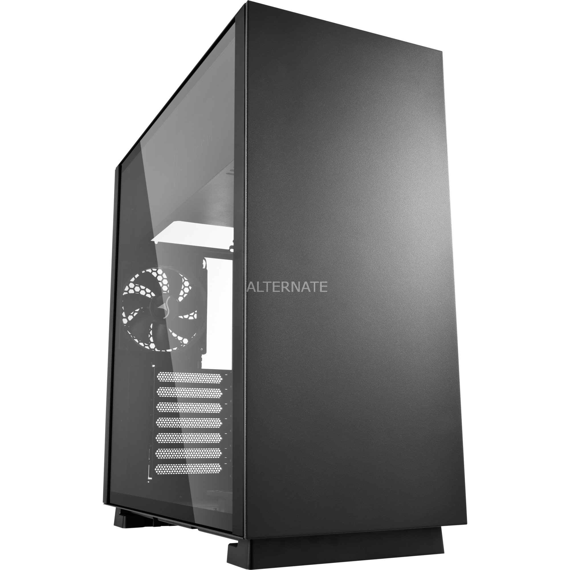 Sharkoon PURE STEEL Black, Tower-Gehäuse | 04044951026593 Sharkoon PURE STEEL Black, Tower-Gehäuse | 04044951026593