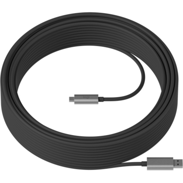 Logitech USB 3.2 Gen 2 Aktivkabel, USB-A Stecker > USB-C Stecker | 00097855147103 Logitech USB 3.2 Gen 2 Aktivkabel, USB-A Stecker > USB-C Stecker | 00097855147103