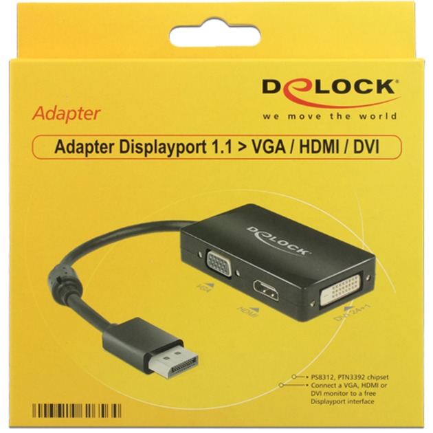 Adapter Displayport > VGA/HDMI/DVI-D
