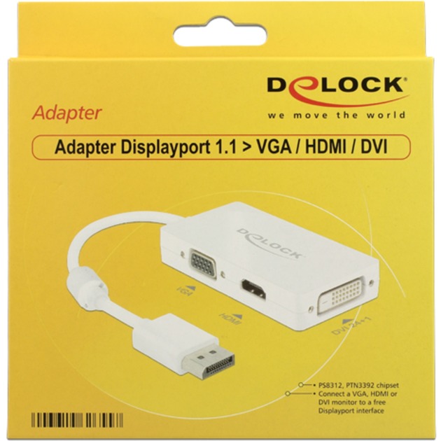 Adapter Displayport > VGA / HDMI  /DVI-D