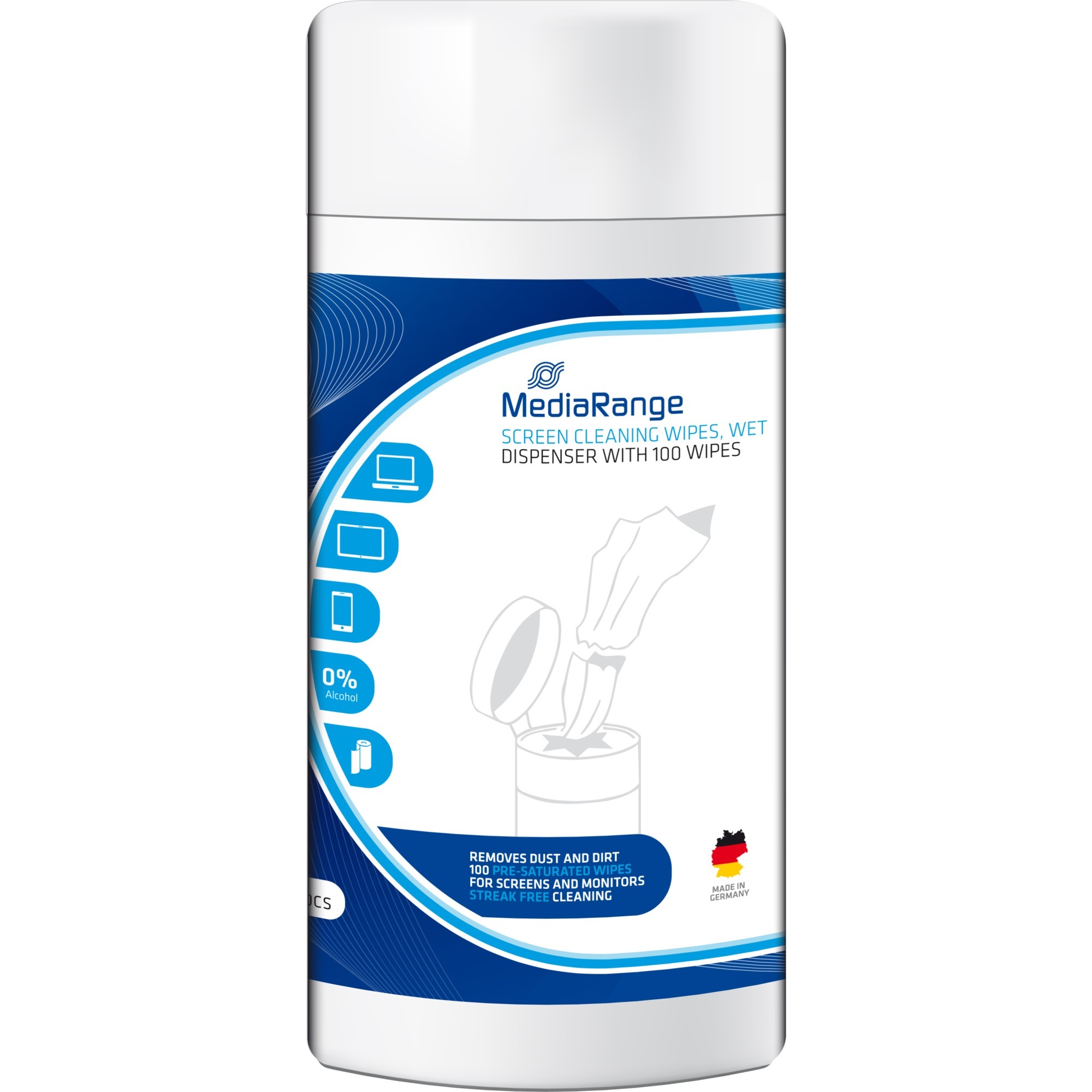 MediaRange Bildschirm Feuchttücher, Reinigungstücher | 04260057126153 MediaRange Bildschirm Feuchttücher, Reinigungstücher | 04260057126153