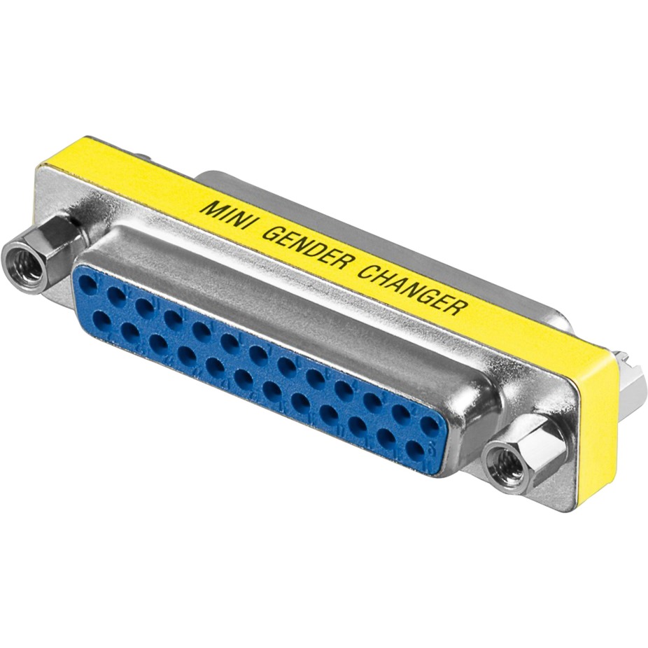 Goobay Mini-Gender-Changer D-SUB 25polig Buchse > Buchse, Adapter | 04040849502972