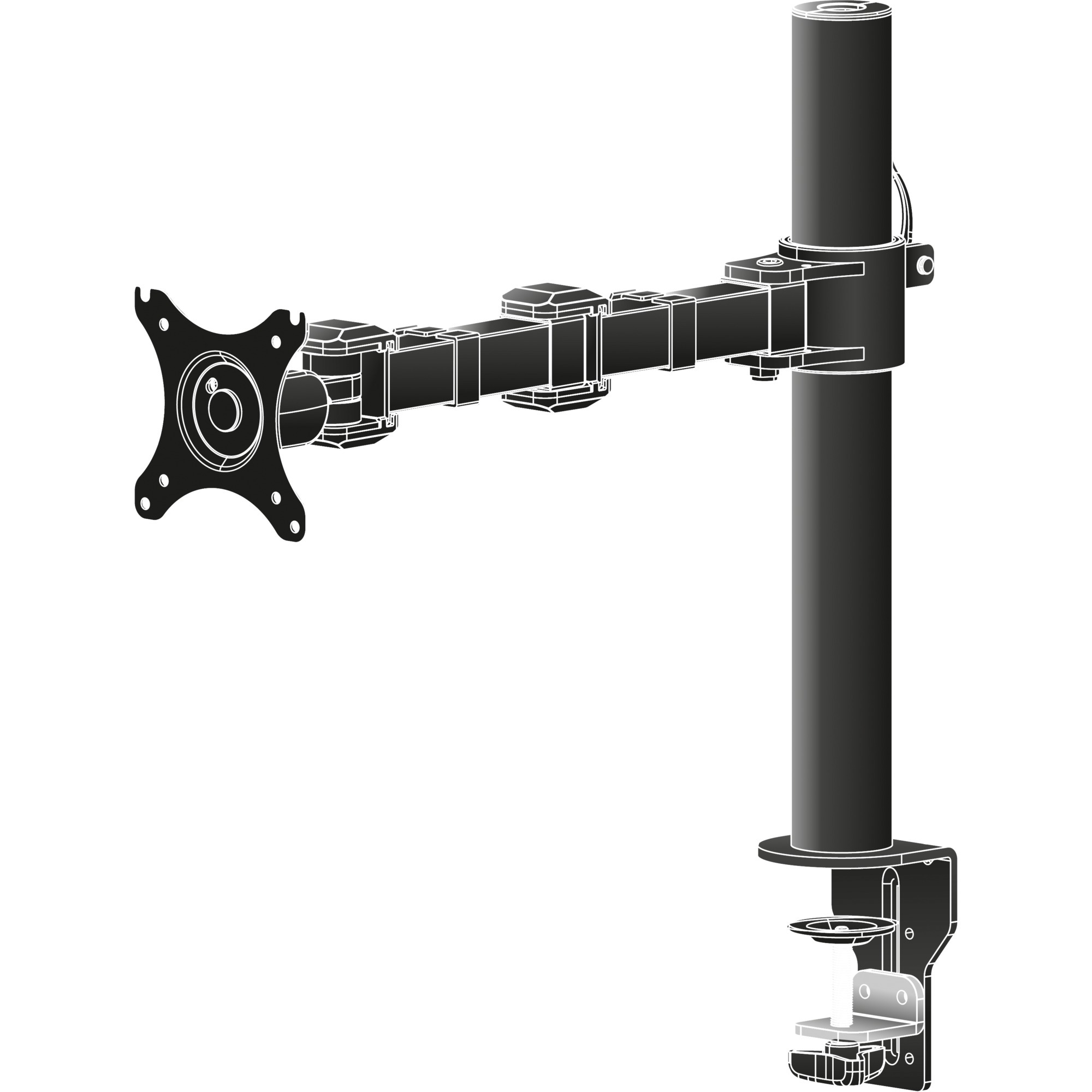 DS1001C-B1, Monitorhalterung