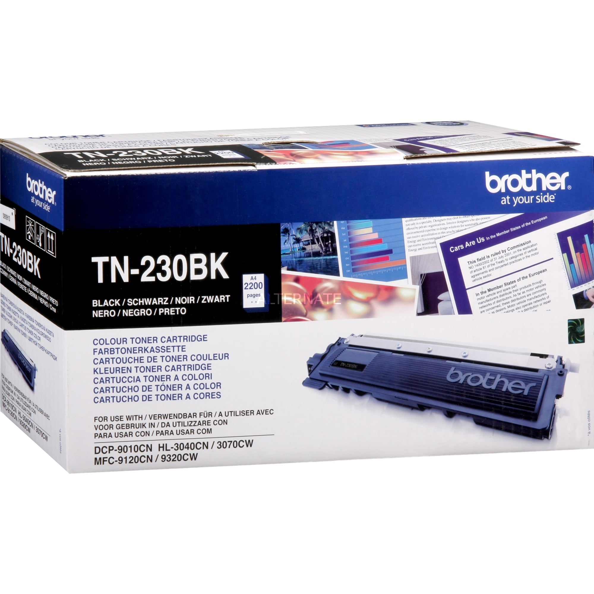 Brother Toner TN-230BK, schwarz, ca. 2200 Seiten 4977766666954 Brother