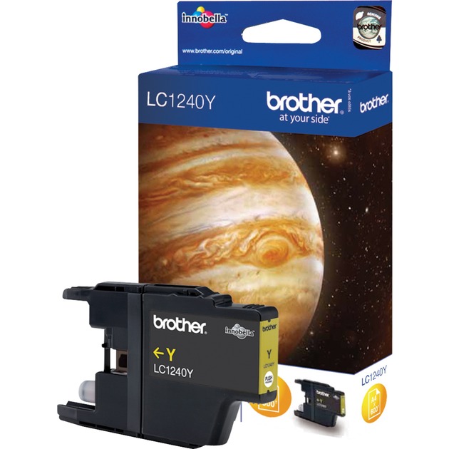Brother Original LC-1240Y Druckerpatrone gelb 600 Seiten (LC1240Y)